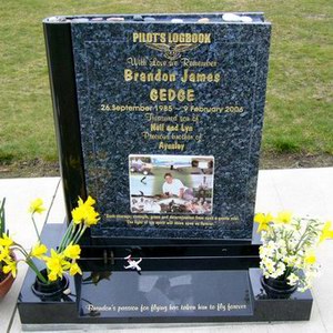 Book Memorial Headstone