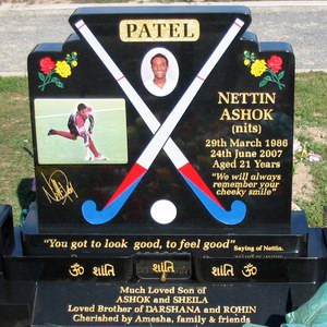 Sports Headstone