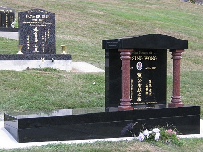 Large Temple Headstones